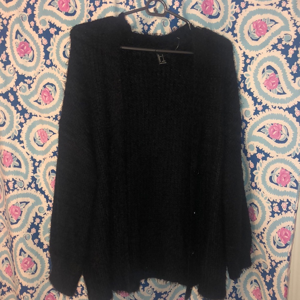 NWOT Forever21 Black Cardigan